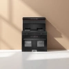 Stainless steel integrated cooktop, a high-suction side-suction gas stove for household kitchens details Picture